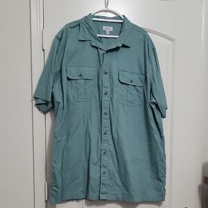 Croft & Barrow Seafoam Green Collared Shirt